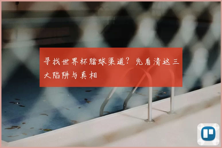 寻找世界杯赌球渠道？先看清这三大陷阱与真相