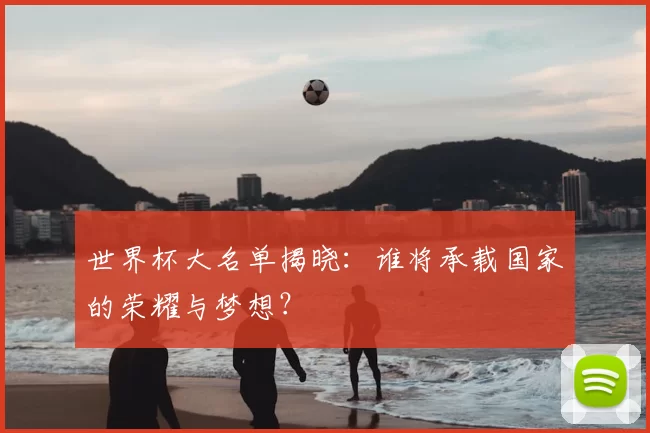 世界杯大名单揭晓：谁将承载国家的荣耀与梦想？